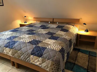 Ein Bett oder Betten in einem Zimmer der Unterkunft Seestr. 75 a Haus B (rechts )