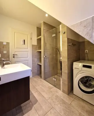 Ein Badezimmer in der Unterkunft Mueggenburger Weg 46 Wohnung 3 Auszeit