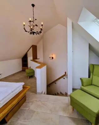 Ein Bett oder Betten in einem Zimmer der Unterkunft Mueggenburger Weg 46 Wohnung 3 Auszeit