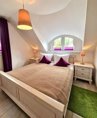 Ein Bett oder Betten in einem Zimmer der Unterkunft Mueggenburger Weg 46 Wohnung 3 Auszeit