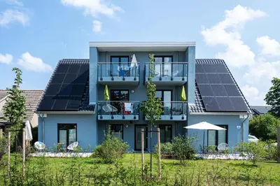Das Gebäude in dem sich die Ferienwohnung befindet
