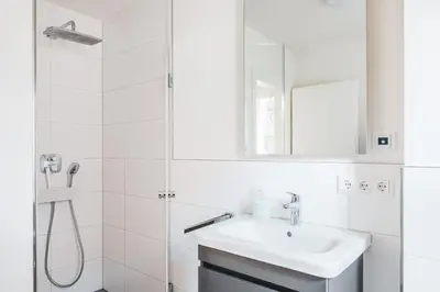Ein Badezimmer in der Unterkunft Dünenquartier - Apartment 01
