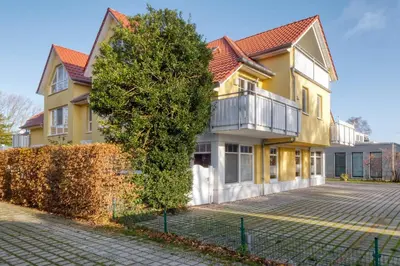 Das Gebäude in dem sich die Ferienwohnung befindet