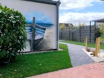 Ein Garten an der Unterkunft Bungalow-Park Ostseenordstern