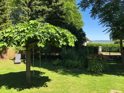 Ein Garten an der Unterkunft Ferienhaus Wolff