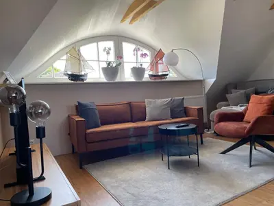 Ein Sitzbereich in der Unterkunft WITHA