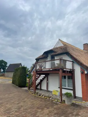 Das Gebäude in dem sich die Ferienwohnung befindet