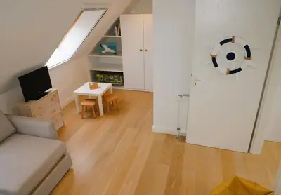 TV/Unterhaltungsangebot in der Unterkunft Darßer Weg 26 Wg. 12 