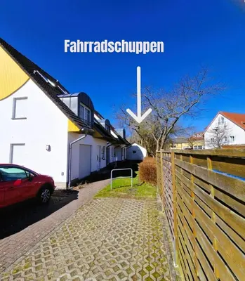 Das Gebäude in dem sich die Ferienwohnung befindet