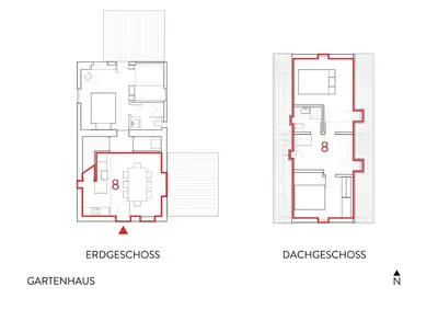 Grundriss der Unterkunft Gartenhaus