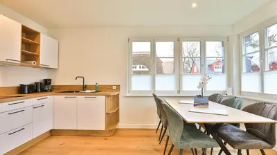 Küche/Küchenzeile in der Unterkunft Traumgarten Haus Kleine Auszeit