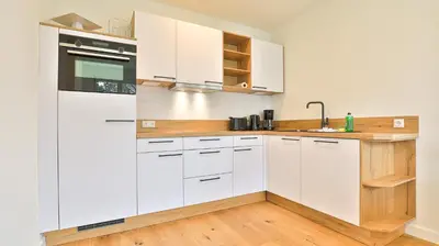 Küche/Küchenzeile in der Unterkunft Traumgarten Haus Kleine Auszeit