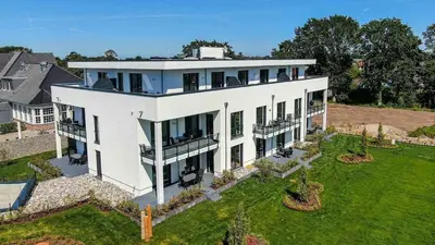 Das Gebäude in dem sich die Ferienwohnung befindet