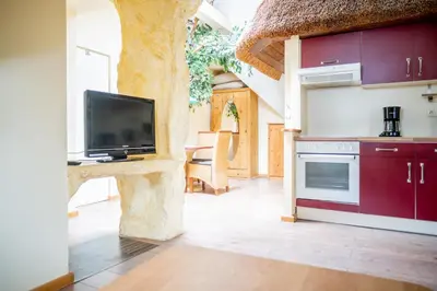 Küche/Küchenzeile in der Unterkunft Hexenhaus Kammer