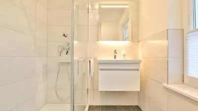 Ein Badezimmer in der Unterkunft Traumgarten Haus Traumoase