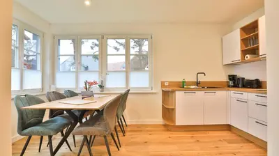 Küche/Küchenzeile in der Unterkunft Traumgarten Haus Traumoase