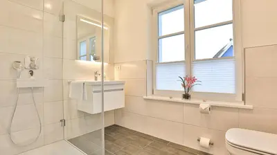 Ein Badezimmer in der Unterkunft Traumgarten Haus Traumoase
