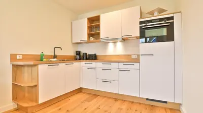 Küche/Küchenzeile in der Unterkunft Traumgarten Haus Traumoase
