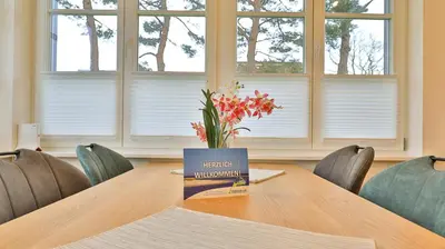 Ein Sitzbereich in der Unterkunft Traumgarten Haus Traumoase