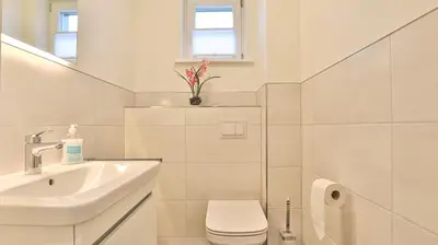 Ein Badezimmer in der Unterkunft Traumgarten Haus Leidenschaft