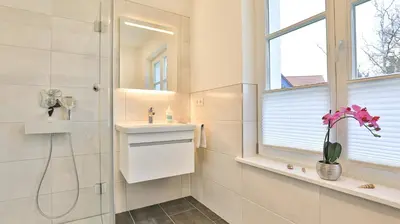 Ein Badezimmer in der Unterkunft Traumgarten Haus Leidenschaft