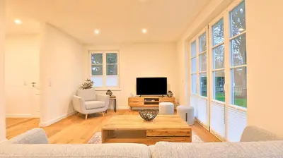 TV/Unterhaltungsangebot in der Unterkunft Traumgarten Villa Sanftmut