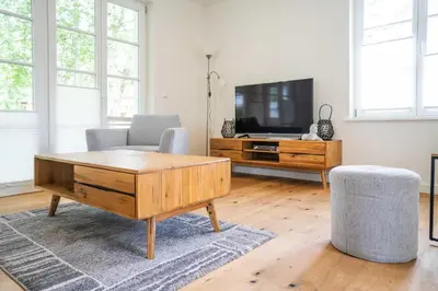 TV/Unterhaltungsangebot in der Unterkunft Traumgarten Haus Hoffnung