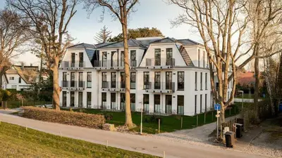 Das Gebäude in dem sich die Ferienwohnung befindet