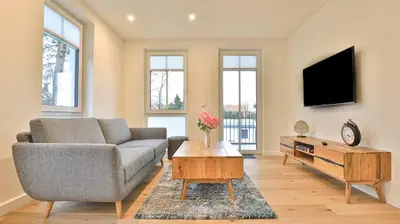 TV/Unterhaltungsangebot in der Unterkunft Strandhaus Zingst Apartment 13