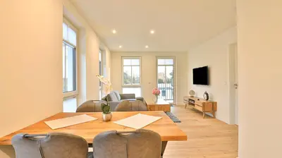 TV/Unterhaltungsangebot in der Unterkunft Strandhaus Zingst Apartment 13