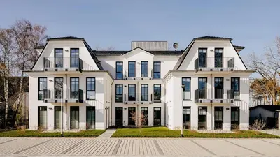 Das Gebäude in dem sich die Ferienwohnung befindet