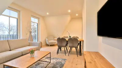TV/Unterhaltungsangebot in der Unterkunft Strandhaus Zingst Apartment 15