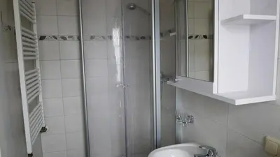 Ein Badezimmer in der Unterkunft Windflüchter Weststrand