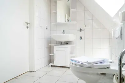 Ein Badezimmer in der Unterkunft Windflüchter Brise
