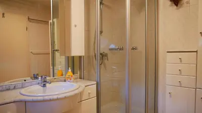Ein Badezimmer in der Unterkunft Haus 