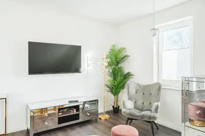 TV/Unterhaltungsangebot in der Unterkunft Dünenquartier Apartment 08