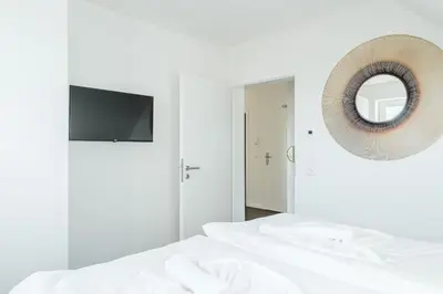 TV/Unterhaltungsangebot in der Unterkunft Dünenquartier Apartment 08