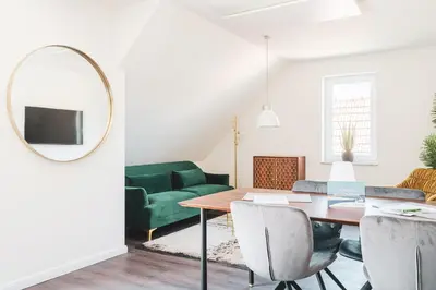 TV/Unterhaltungsangebot in der Unterkunft Dünenquartier Apartment 09