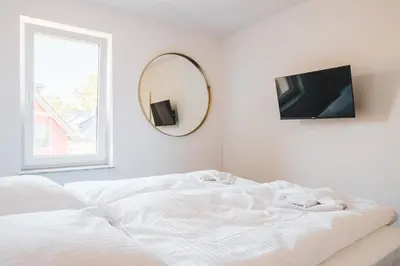 TV/Unterhaltungsangebot in der Unterkunft Dünenquartier Apartment 09