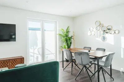 TV/Unterhaltungsangebot in der Unterkunft Dünenquartier Apartment 10