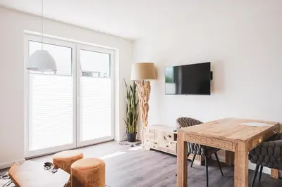TV/Unterhaltungsangebot in der Unterkunft Dünenquartier Apartment 11