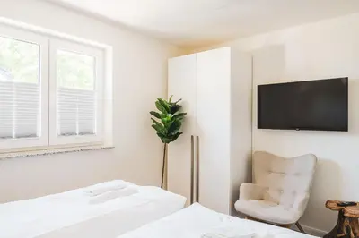 TV/Unterhaltungsangebot in der Unterkunft Dünenquartier Apartment 11