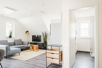 TV/Unterhaltungsangebot in der Unterkunft Dünenquartier Apartment 13