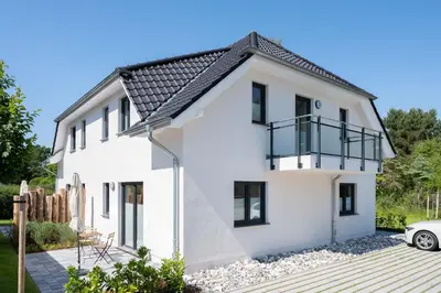 Das Gebäude in dem sich die Ferienwohnung befindet