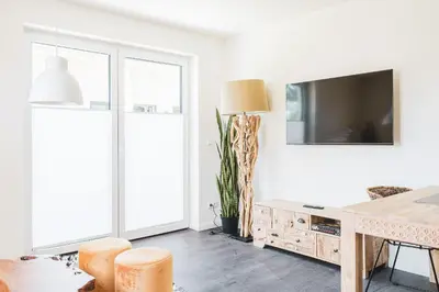 TV/Unterhaltungsangebot in der Unterkunft Dünenquartier Apartment 15