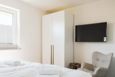 TV/Unterhaltungsangebot in der Unterkunft Dünenquartier Apartment 15