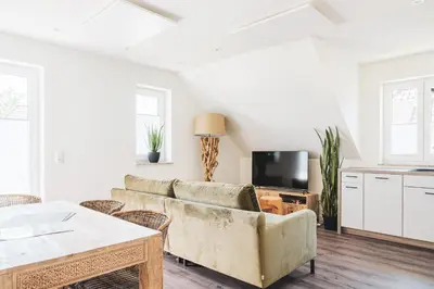 TV/Unterhaltungsangebot in der Unterkunft Dünenquartier Apartment 22