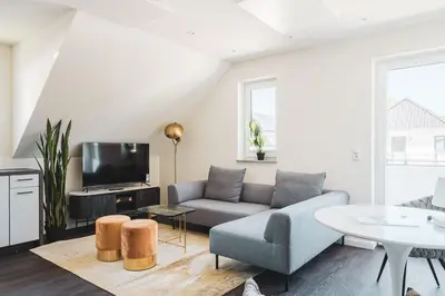 TV/Unterhaltungsangebot in der Unterkunft Dünenquartier Apartment 25