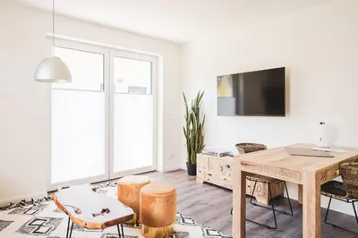 TV/Unterhaltungsangebot in der Unterkunft Dünenquartier Apartment 28