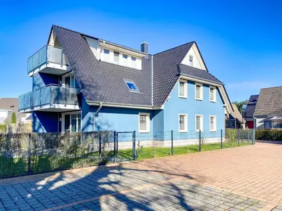 Das Gebäude in dem sich die Ferienwohnung befindet